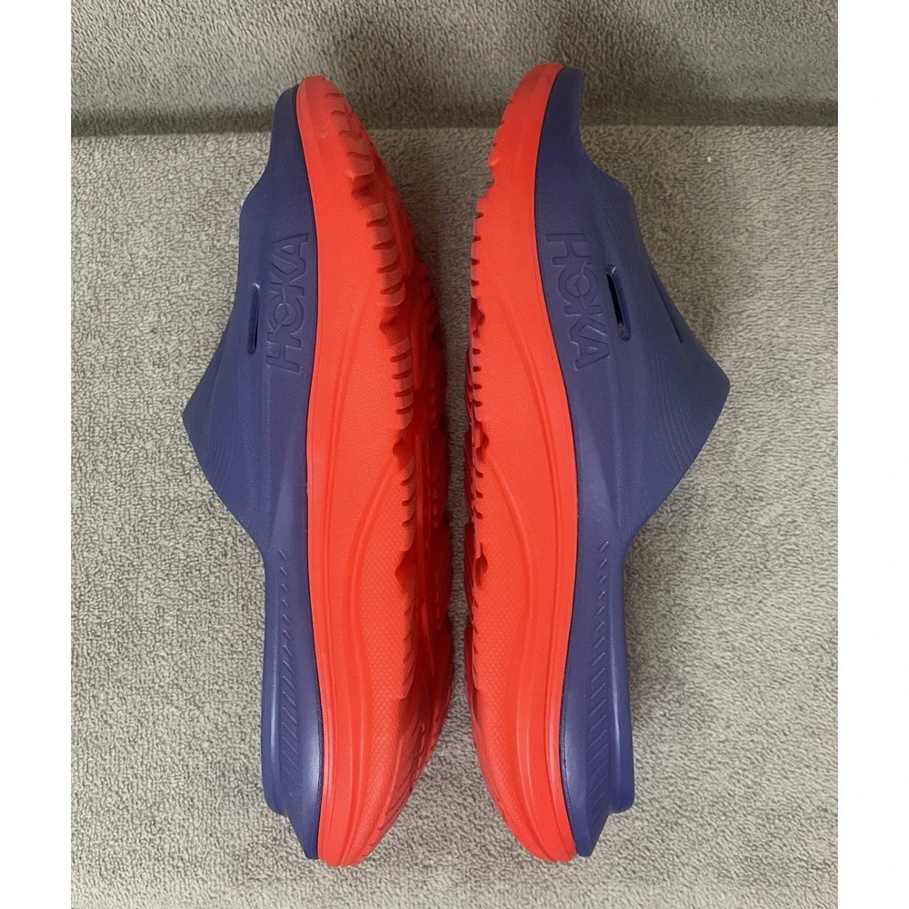 Hoka Ora Recovery Slide 3 Navy Blue/Orange Size Men 9, women's 11